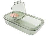 Transparent Rice Grain Storage Container Insect Proof Food Bucket Container with Flip Lid Measuring V1294-YM0717-3118220216614