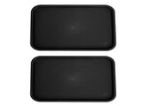 2pcs Food Tray Multifunctional Thickened Slip Resistance Chinese Fast Food Serving Tray for Dining V1294-YM0523-3118220042812