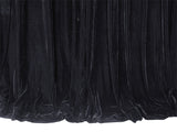 Long Large Thick Black Velvet Curtains 580x270cmfull liner,Blockout,Pinch Pleat V702-CNA7-1L BLACK