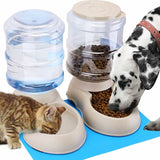Automatic Pet Food and Water Dispenser, Automatic Water Fountain, Automatic Drinking and Feeding V1237-ZY-203-4246