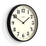 Newgate Number Two Wall Clock Matte Black V398-NGNUMTWO240K