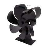 6 Blade Heat Powered Stove Fan for Wood Fireplace Chimney Fireplace Fan Increases Warm Air Silent V1294-YM0706-3114230098311