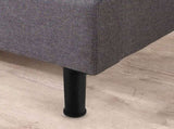 Adjustable Height Black Bed Support Legs Locking Mechanism for Furniture Stability, 1 Set V1192-AZ-W-24782