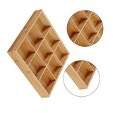 Divided Wooden Tray Multi Serving Tray for Hot Pot Restaurants Sushi Plate 9 V1294-YM0521-3118230024115