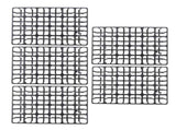 5PCS Nursery Pot Tray with 24 Cells Plant Pot Carrying Tray Plastic 24 Cells Square Flowerpot V1294-YM0901-3111250040411