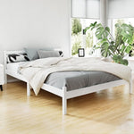 Artiss Bed Frame Double Size Wooden White SOFIE WBED-D-001D-WH