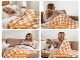 Giselle Electric Throw Rug Dual Side Fleece Flannel Heated Blanket Yellow EB-C-THROW-RUG-DS-CKYL