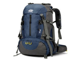 Dark Blue High-Capacity Nylon Hiking Backpack - Durable, Multi-Functional Outdoor Travel Pack V888-ELOSUNG21548