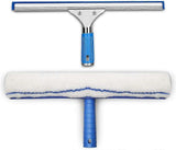 Window Cleaning Kit, Squeegee with Microfiber Cloth & Rubber Lip V1263-JX-5228