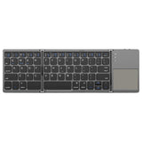 Tri-Folding Bluetooth Keyboard,Wireless Portable Foldable Bluetooth Keyboard for Travel, Keyboard V1189-LWWAL-20260401-05617
