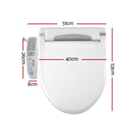 Cefito Electric Bidet Toilet Seat Cover Auto Smart Water Wash Dry Panel Control BIDET-C-ELEC-3616