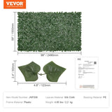 Ivy Privacy Fence, 59 x 98 in Artificial Green Wall Screen, Greenery Ivy Fence with Mesh Cloth V952-WLSRZZWQ1J59BZSPWV0