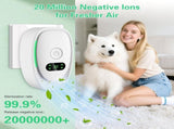 Plug-in Negative Ion Air Purifier - Mini Portable Negative Ion Generator for Home, Quiet V1188-MS-313-0294