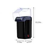 Hot Air Popcorn Popper, Air Popcorn Maker with Measuring Spoon, Compact 10inch Home Popcorn Machine, V1369-AZ3-W-23504