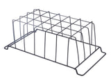 2 Pcs Freezer Wire Storage Basket PE Coated Hanging Rack Organizer Bin Black for Refrigerator V1294-YM0706-3113230263711