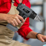 Traderight 21V Heat Gun Kit 500&degC Cordless 5 Nozzles HW0280