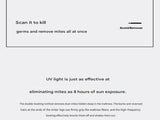 Home Clean Essential 2-piece set -Black Wireless UV Mite Remover Vacuum and Floral Pink Canvas Apron V888-ELOSUNG53601