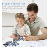STEM Projects 12-in-1 Creation Solar Robot Kit,Science Experiments Toys Gifts for Kids Ages V1369-AZ3-W-21508