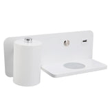 LED Wall Light USB Interface Wireless Charging LED Wall Lamp for Living Room Bedroom 85265V White V1294-YM3119220151212-0421