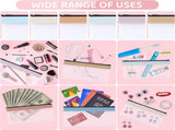 16PCS Clear Pencil, Pencil Case,Pen Holder with Zipper for Kids, Clear Travel, Pencil V1259-DP01-F-95
