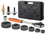 Knockout Punch Set, 12.7 to 50.8mm SLUG-Buster Ratchet Knockout Set, Ratchet Wrench Knockouts Punch V952-JLBSDKQ245CME5VDO001V0