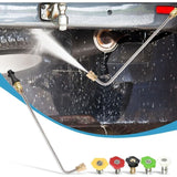 Angled Spray Lance, Underbody Wash Lance Compatible with Karcher K2 K3 K4 K5 K6 K7 Pressure Washer, V1189-LC-QP-00457