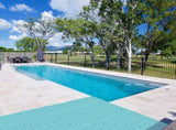 6 Pack Rubber Floor Tiles Drainage Pools for Floor, Modular Interlocking Cushion Shower V1370-AZ4-06337