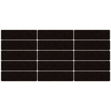 15 Pcs Stair Treads Non Slip Soft Dirt Resistant Style Pattern Stair Tread Mat CarpetBrown V1294-YM0523-3117220009911