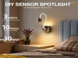 Rechargeable Motion Sensor Night Light DIY Silicone Hose Lamp for Bedroom & Desk Other V1107-CS-RTGYXYD4