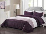 Radiant Quilted coverlet and pillowcovers set Brighten Any Room - Queen size V745-MAC090478Q13U
