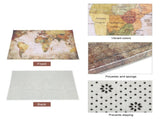 World Map Rug Anti Slip Floor Mat Soft Area Rug Carpet for Home Living Room V1294-YM0901-JY02165
