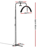 Embellir LED Beauty Light Half Moon Lamp Makeup Tattoo Eyelash Extensions Salon BL-HM-140-BK