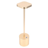 USB Rechargeable LED Bar Table Lamps Portable Desk Lamp for Bedside Dining Room Home DecorGold V1294-YM0901-3119200102611
