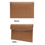 14 Litchi Pattern Laptop Sleeve & Power Bag - Black Leather PRL-6022204240DBT