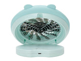 Cute Desktop Mini Fan Portable Humidifying Mist Spray Fan for Home Office SuppliesBlue Bear V1294-YM0721-3113210021413