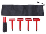 Door Hinge Adjustment Tool Kit 4 in 1 Steel Silicone Hinges Gap Adjusting Wrench Hinge Bender Tool V1294-YM0901-3114250026211