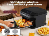 Devanti Air Fryer 5.5L Touch Control Electric Cooker 1200W Black AF-K-F-39TX-GLS-BK