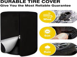 Tire Covers for Storage Large Tire Storage Bags Waterproof for Outdoor Indoor Update V1192-AZ-W-3473