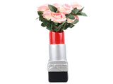 Creative Lipstick Shape Vase Beautiful Resin Exquisite Realistic Lipstick Shape Decorative Vase for V1294-YM0706-3115230066612