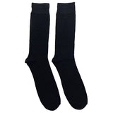 Black Bamboo Socks 10 Pairs for Women Men, Soft Breathable 80% Bamboo 15% Polyester 5% Lycra, V1189-LC-DG-00122