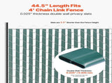 Bottom Locking Privacy Slats, Double-Wall Vertical Bottom-Locking Slats for Chain-Link Fence, V952-SBYSBTSBPE4F2D64PV0