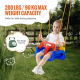 VEVOR 3-in-1 Toddler Swing Seat Baby Swing Seat with Adjustable Ropes Snap Hooks V952-3H1YYEQQZYSHC367VV0