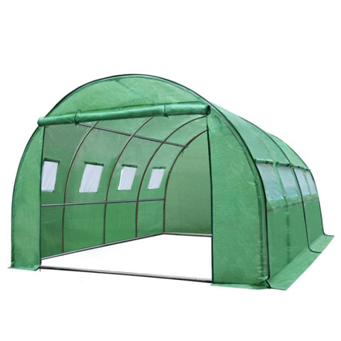 Greenfingers Greenhouse 4x3x2M Walk in Green House Tunnel Plant Garden Shed Dome GH-POLY-E-40X30-D-GR