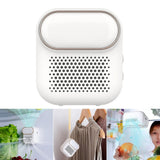 Mini Fridge Deodorizer Rechargeable Air Purifier for Refrigerator Wardrobe White V1263-JX-7762