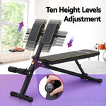 Everfit Roman Chair Adjustable Weight Bench Strength Training Preacher Curls FIT-M-ROMAN-BENCH-BK