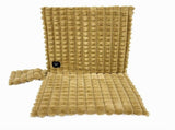 USB-Powered Heated Seat Cushion with Plush Faux Rabbit Fur, Anti-Slip Base, and Foldable Backrest V1341-ZY-BBM69CWT-GREY3