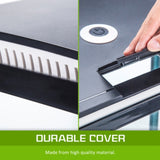 Aquarium Curved Glass RGB LED Fish Tank Set Filter Pump 52L V274-AQ-FT52L-BK