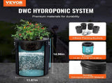 DWC Hydroponics Grow System Deep Water Culture with Top Drip 4 Buckets V952-SSSPXT4T8INKT37WZV3