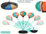 Black kids punching ball, boxing set for kids, martial arts toy for kids, adjustable punching ball, V1347-140-BLA-40079