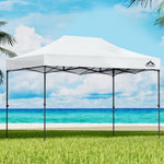 Instahut Gazebo Pop Up 3x4.5m w/Base Podx4 Marquee Folding Outdoor Wedding Camping Tent Shade Canopy GAZEBO-T-3X45-F-WH-BASE